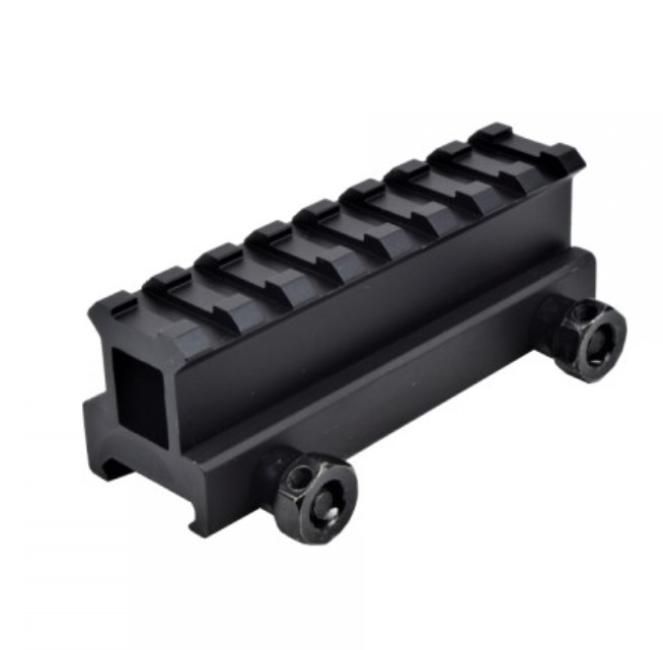 JS-Tactical 8 Slot Weaver Rail 1 Inch Erhöhung